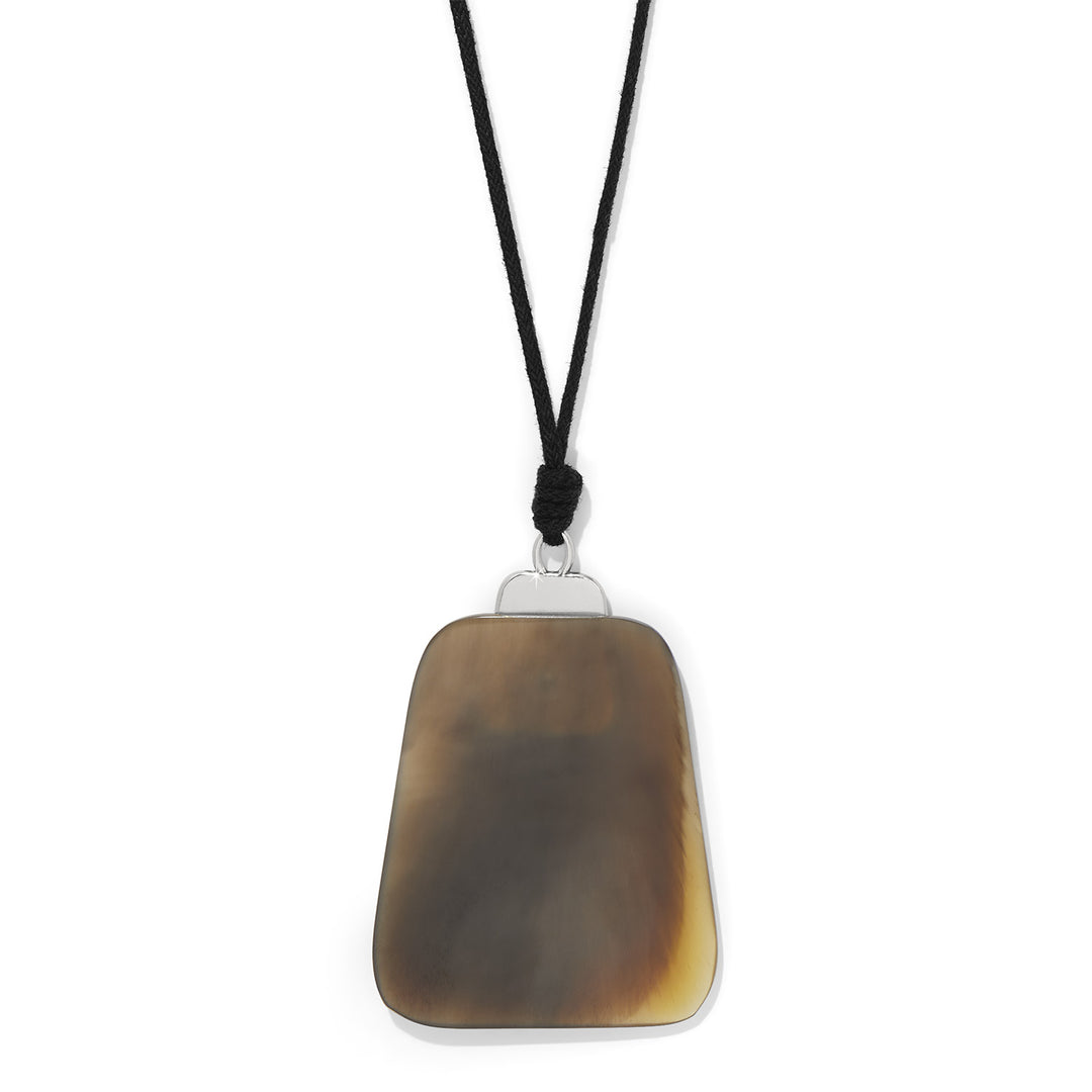 Pretty Tough Horn Large Necklace - Brown