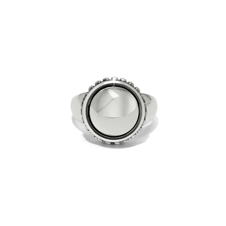 Pretty Tough Bold Stud Ring - Silver - Size 7