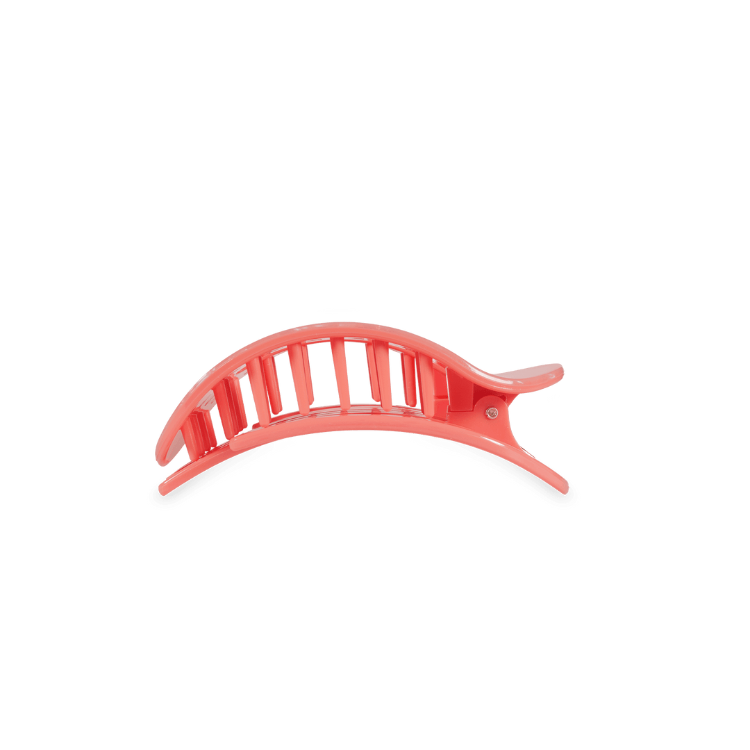 TELETIES SMALL FLAT ROUND HAIR CLIP - DREAMSICLE