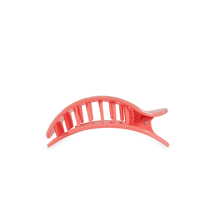 TELETIES SMALL FLAT ROUND HAIR CLIP - DREAMSICLE