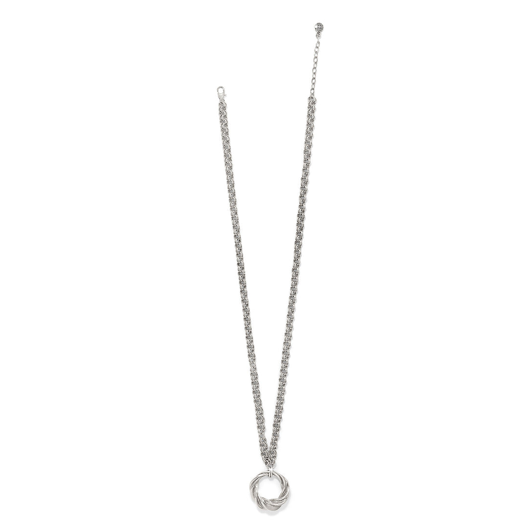 Antica Long Necklace - Silver