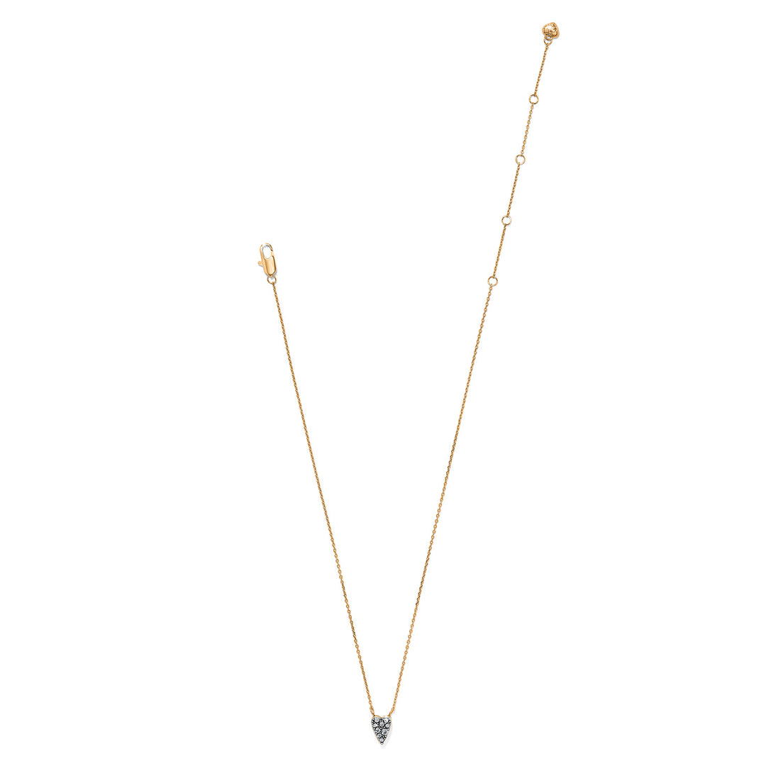 Love Messages I am Reversible Necklace - Silver-Gold