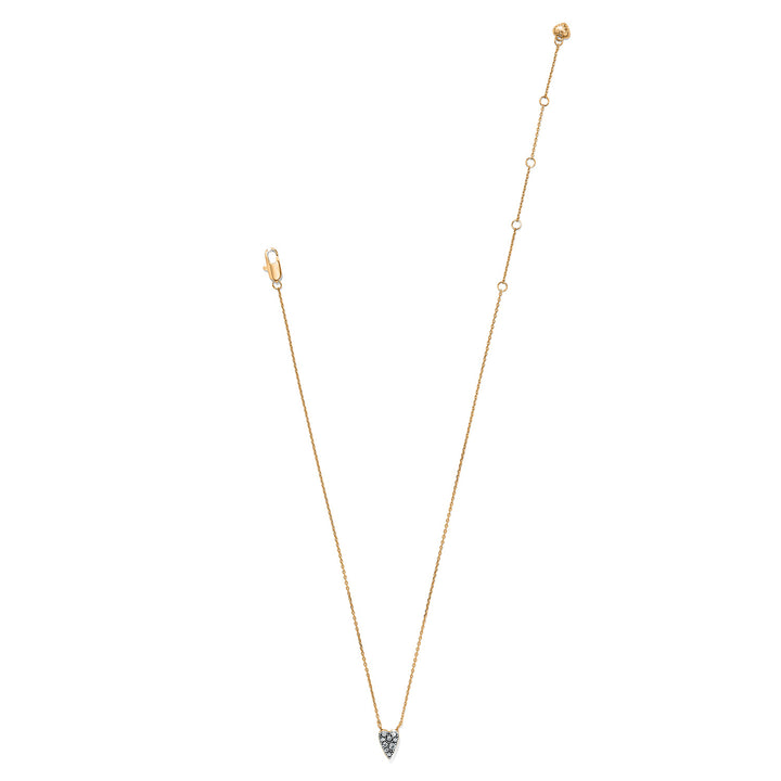 Love Messages I am Reversible Necklace - Silver-Gold