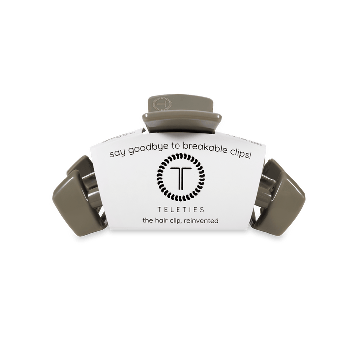 TELETIES SMALL CLASSIC HAIR CLIP - SAGE IT AIN'T SO