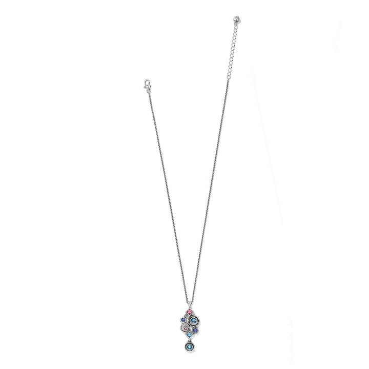 Halo Nova Cluster Necklace - Silver-Multi