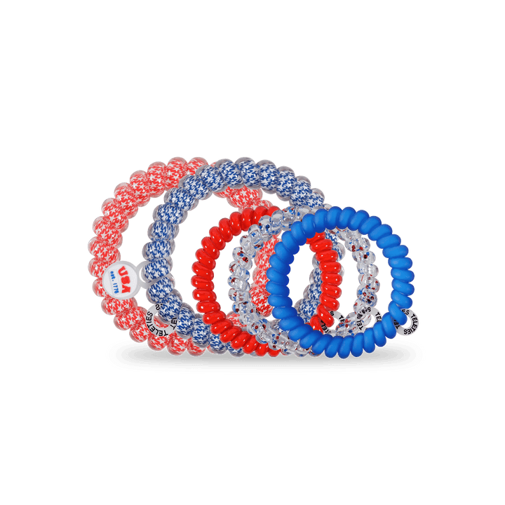 TELETIES MIX HAIR TIES S/5 - ALL STAR ENERGY