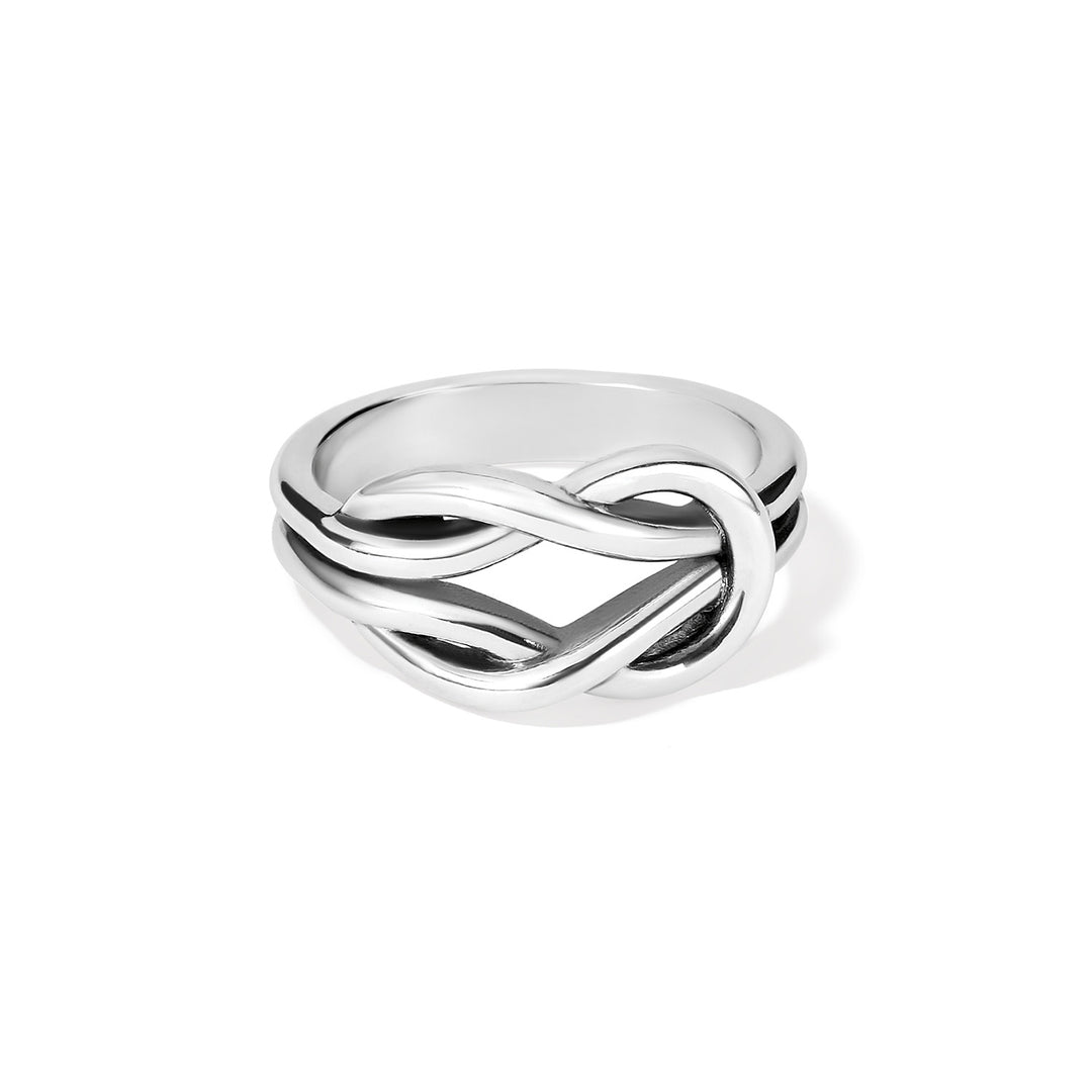 INTERLOK HARMONY RING - SILVER - SIZE 9