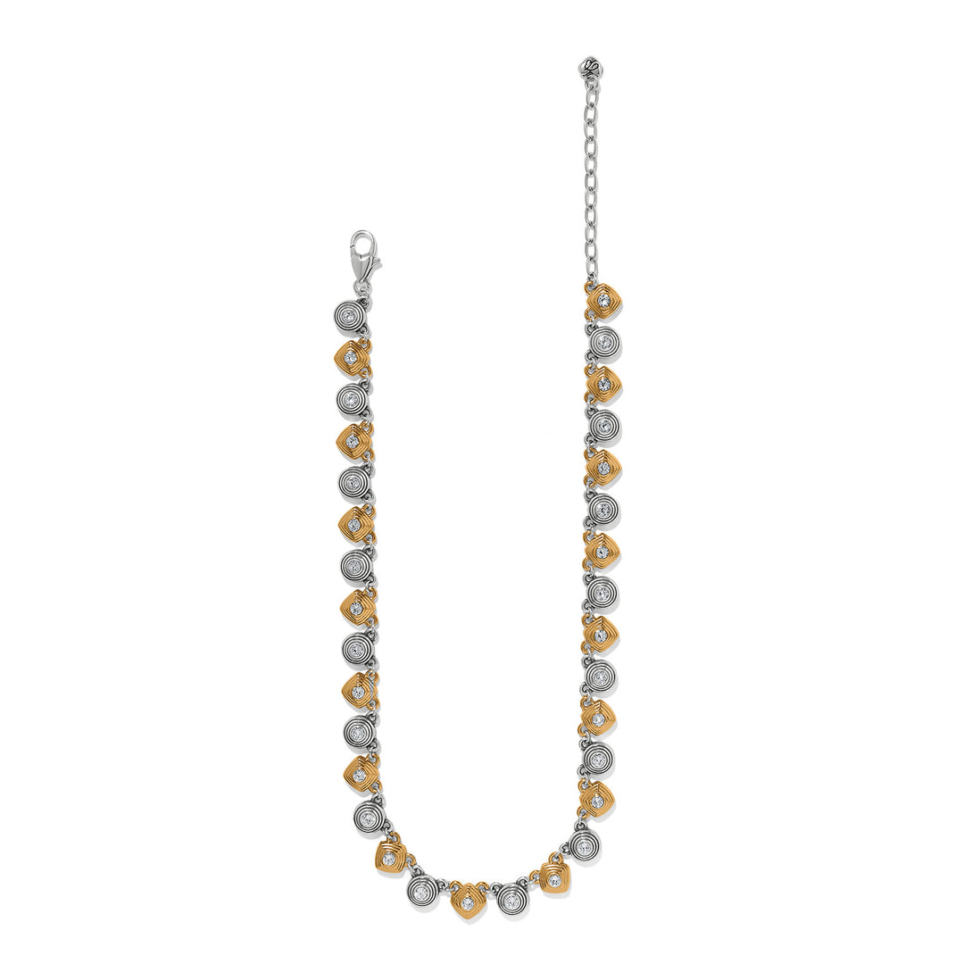 Meridian Etage II Necklace - Silver-Gold
