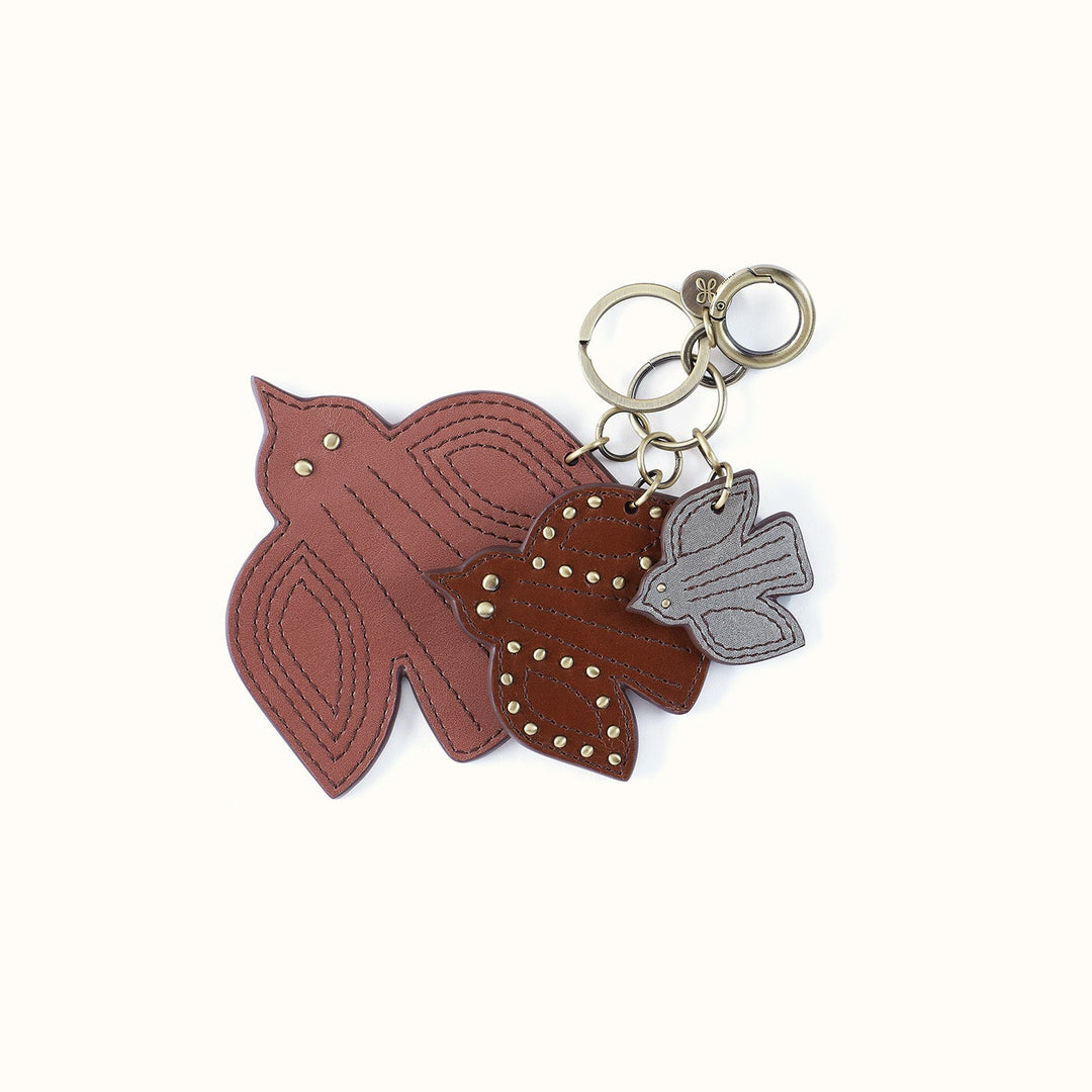 HOBO TRIPLE BIRD KEY FOB NV - ROSEWOOD