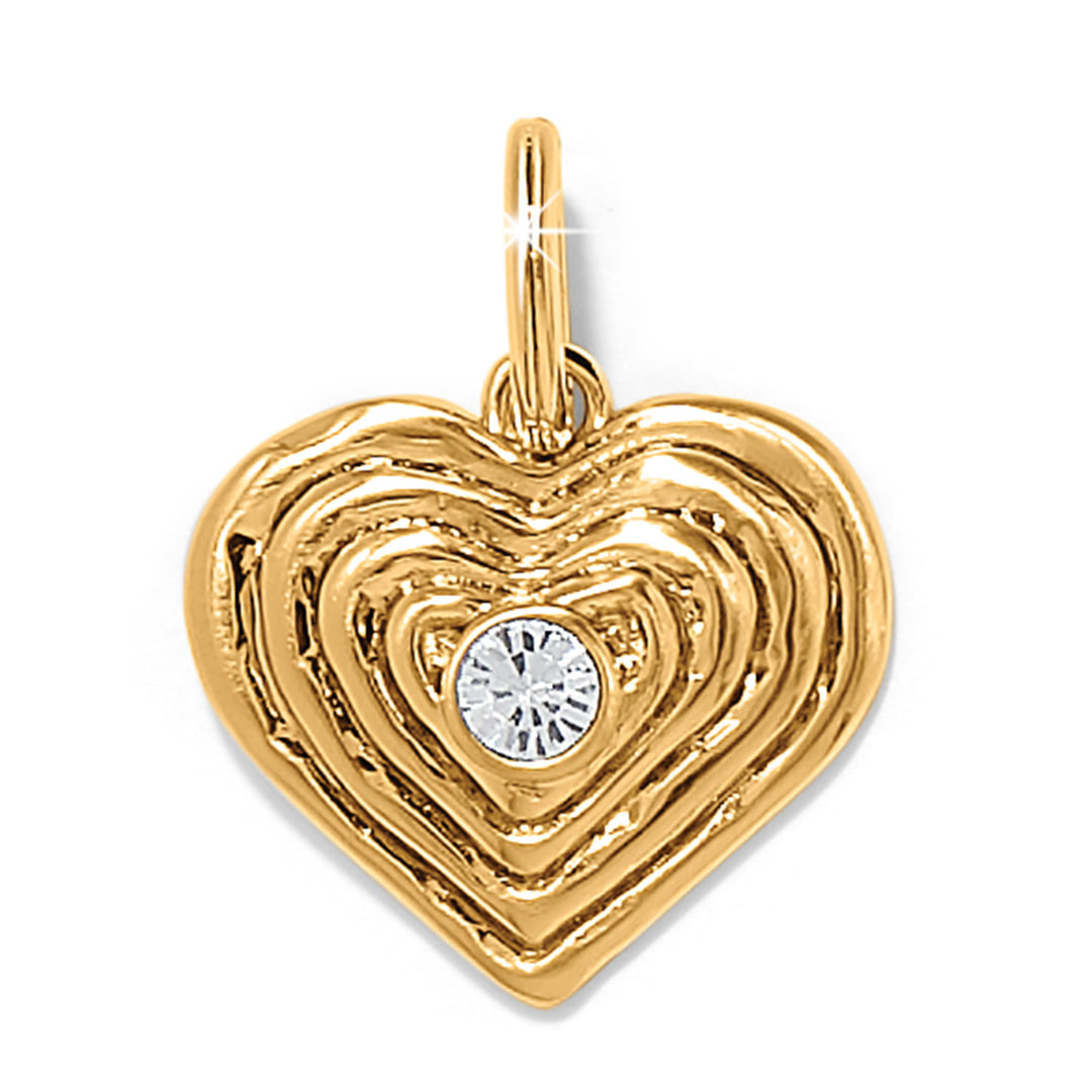 Token Kosmos Heart Charm - Gold