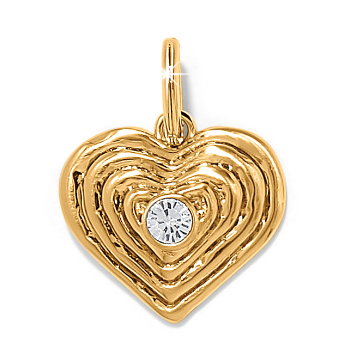 Token Kosmos Heart Charm - Gold