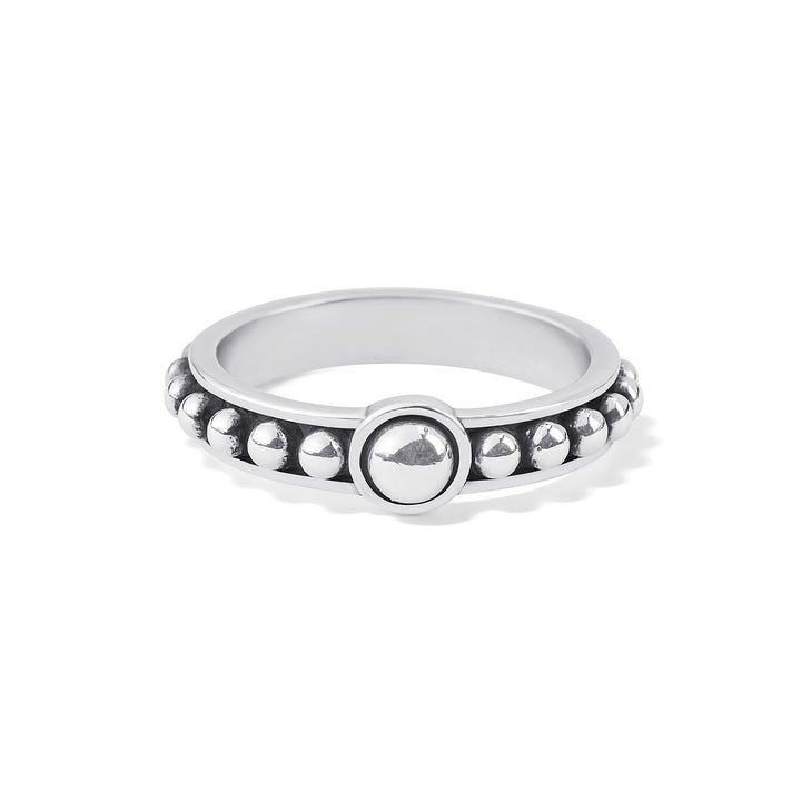PRETTY TOUGH RING - SILVER - SIZE 6
