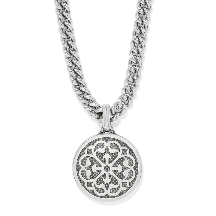 Ferrara Roma Pendant Necklace - Silver