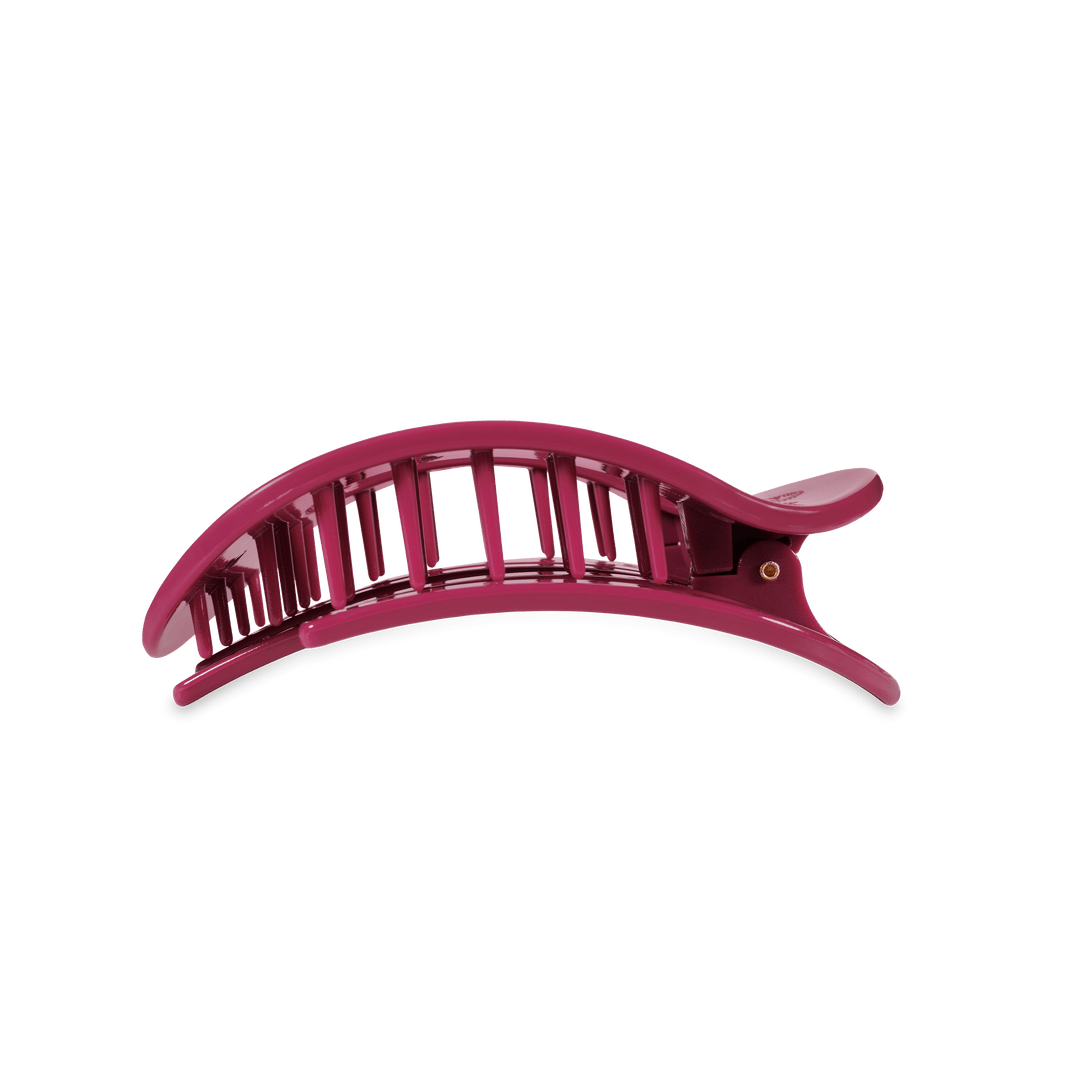 TELETIES MEDIUM FLAT ROUND HAIR CLIP - WILD SIDE