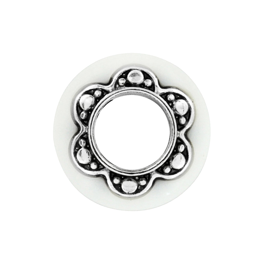 WHT PRIMAVERA SPACER - SILVER-WHITE