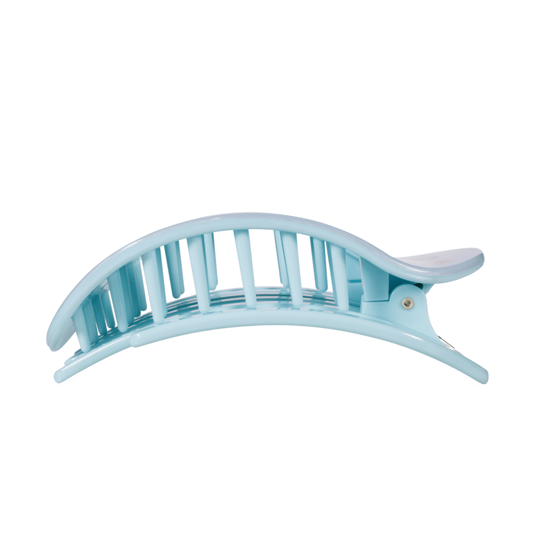 TELETIES LARGE FLAT ROUND HAIR CLIP - UNITED WE SPARKLE