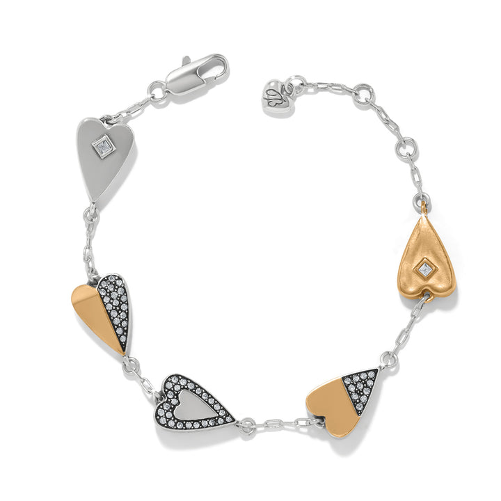 Love Messages Higher Love Bracelet - Silver-Gold