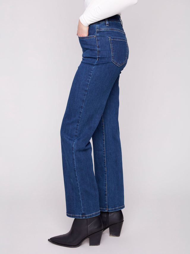 CHARLOTTE STRAIGHT LEG JEANS - INDIGO