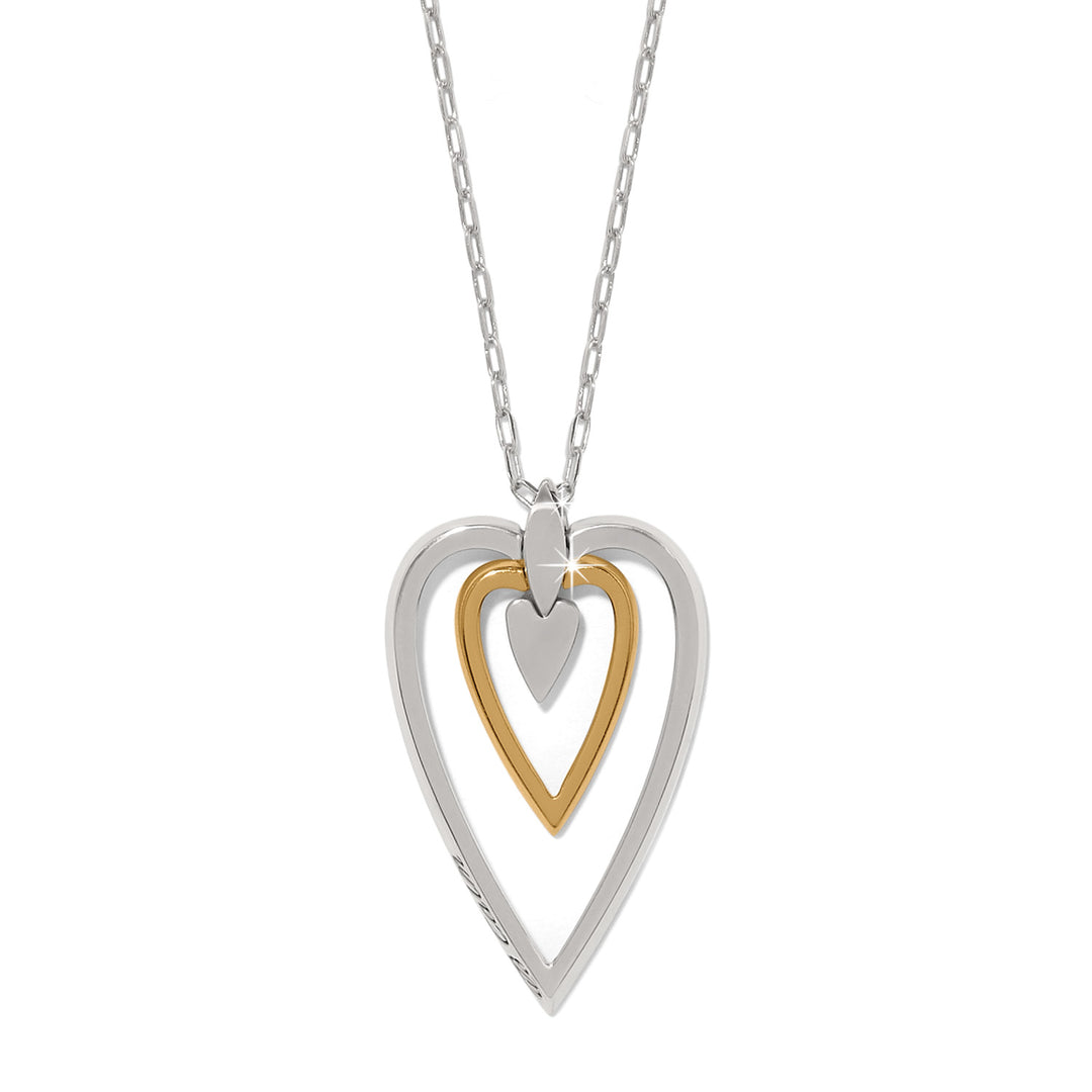 Love Message B Calm Necklace - Silver-Gold