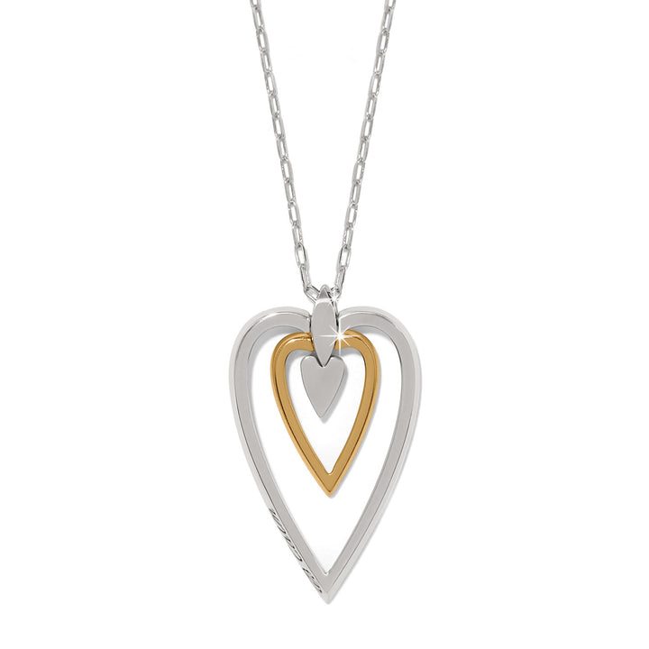 Love Message B Calm Necklace - Silver-Gold