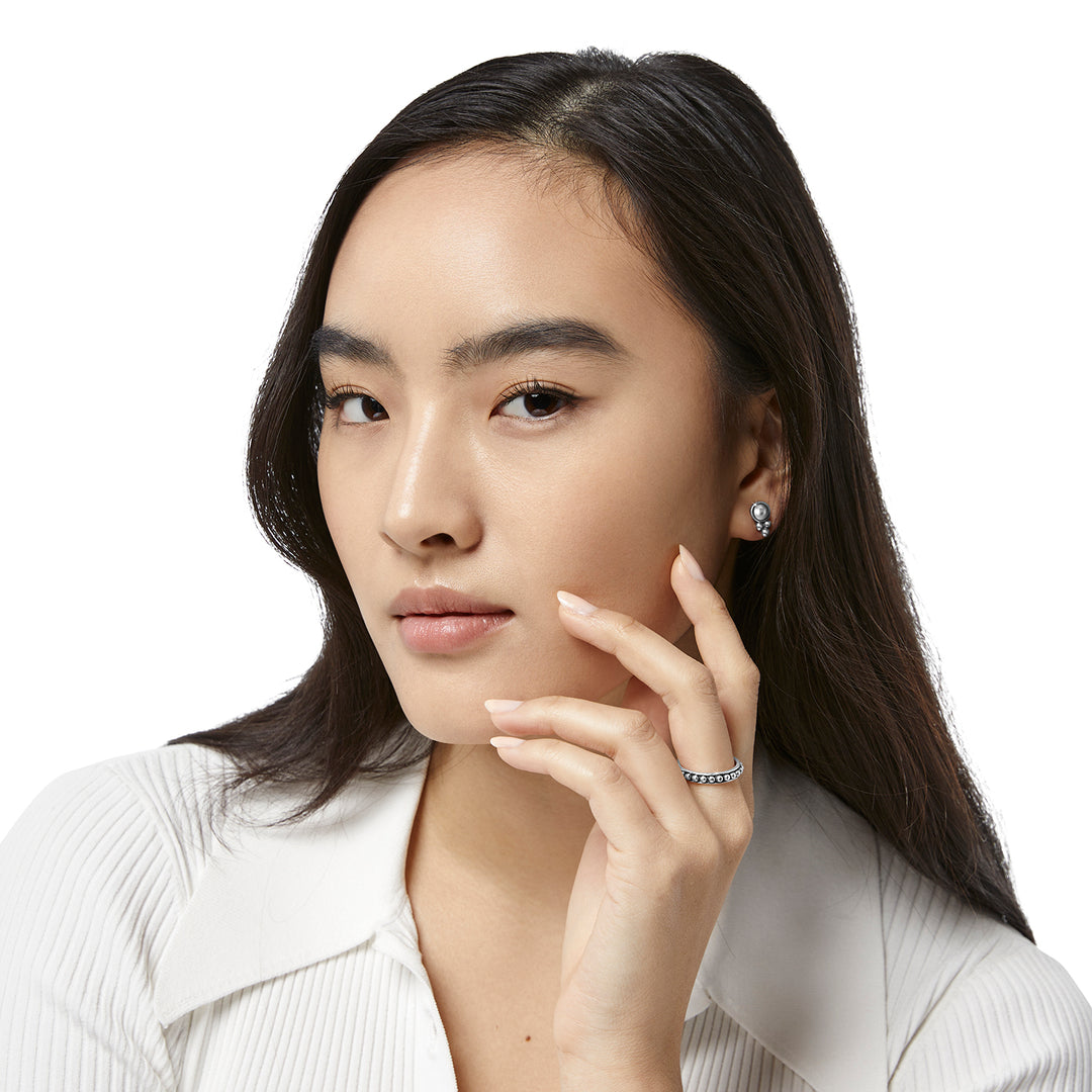 PRETTY TOUGH RING - SILVER - SIZE 8