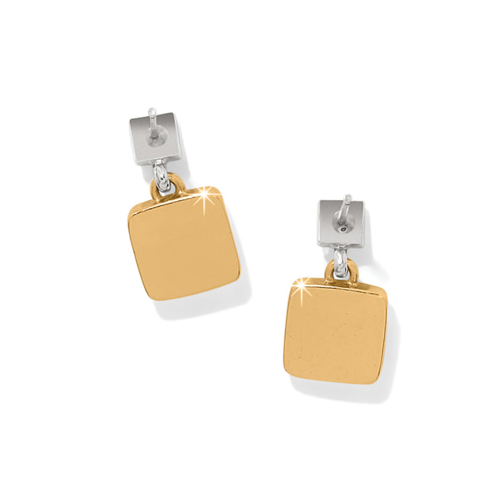 Meridian Etage Post Drop Earrings - Silver-Gold