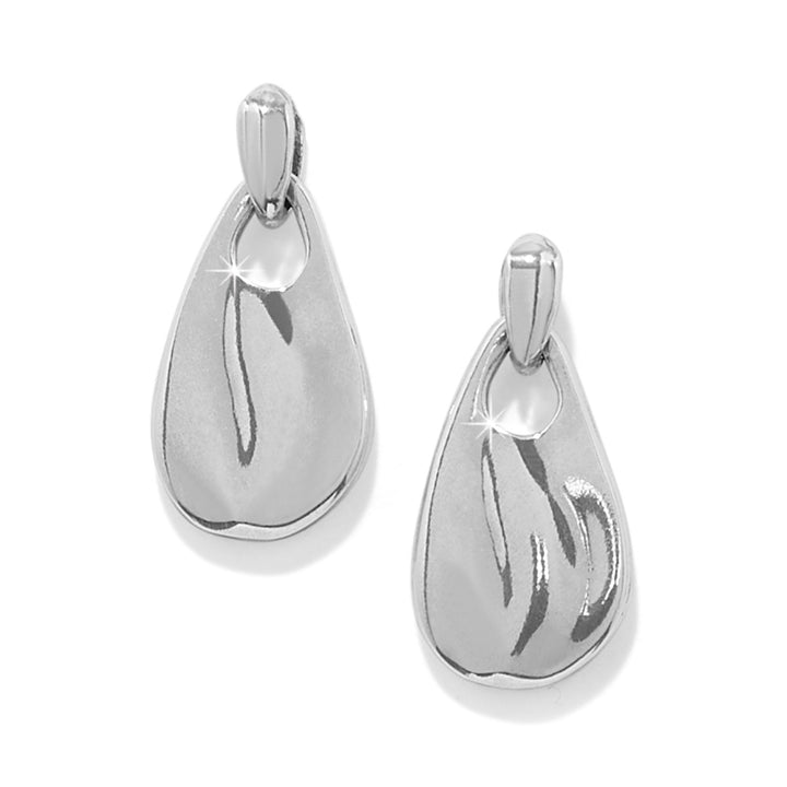 Cascade Drop Petite Post Drop Earrings - Silver