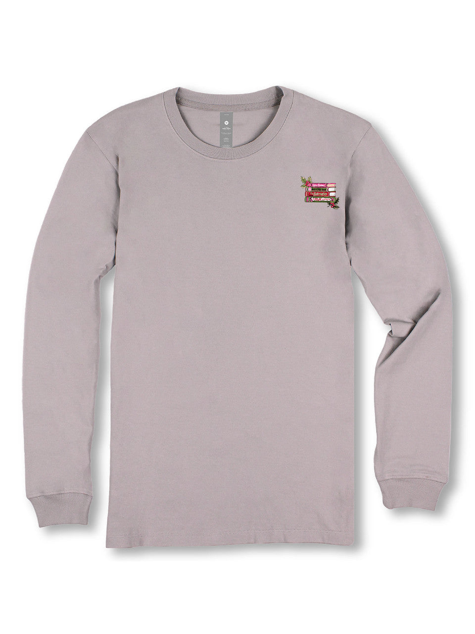 SIMPLY SOUTHERN 'ONE MORE CHAPTER PLEASE' LONG SLEEVE TEE - DRIFTWOOD