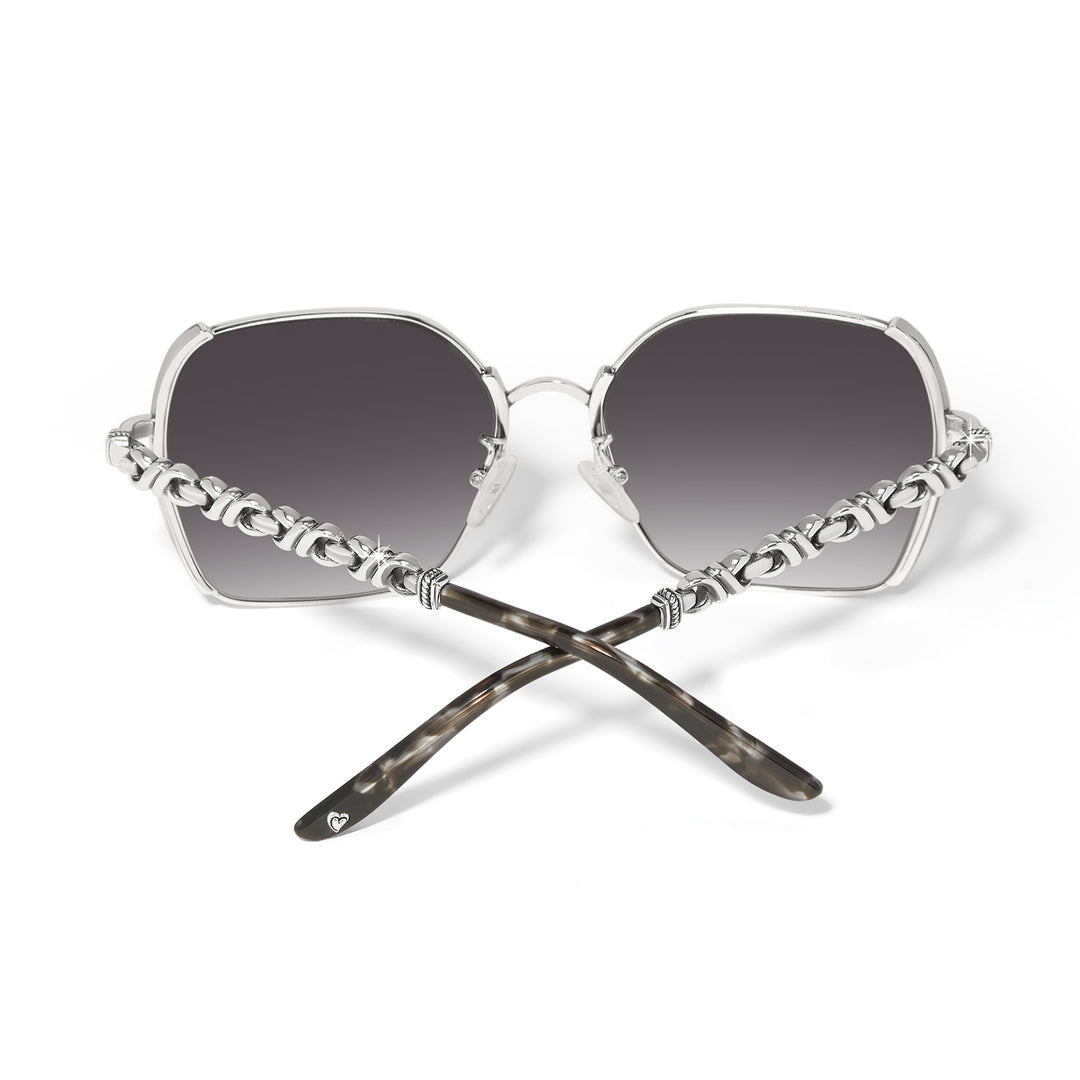 Interlok Twist Avaitor Sunglasses - Silver