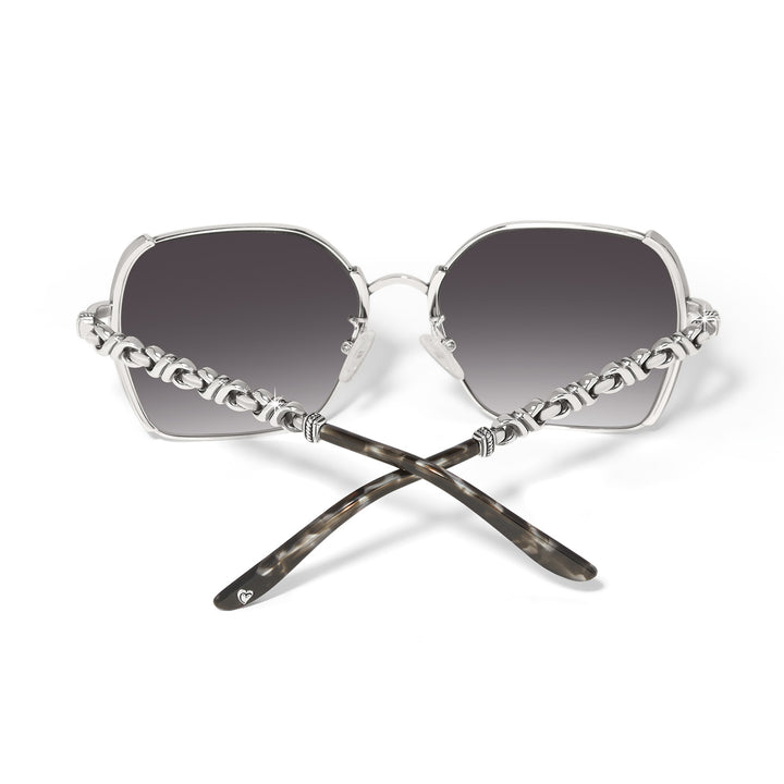 Interlok Twist Avaitor Sunglasses - Silver
