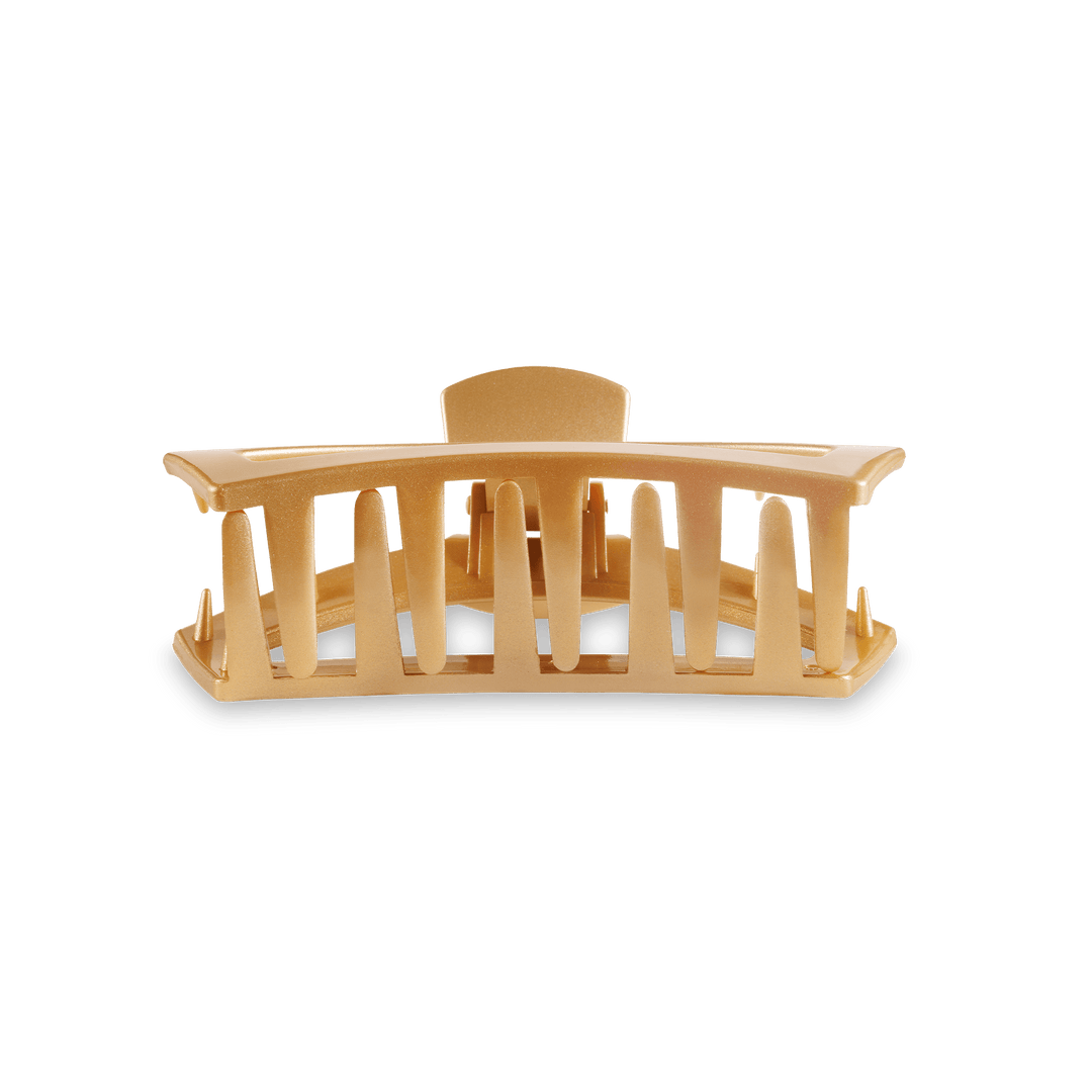 TELETIES SMALL OPEN HAIR CLIP - CHAMPAGNE TOAST