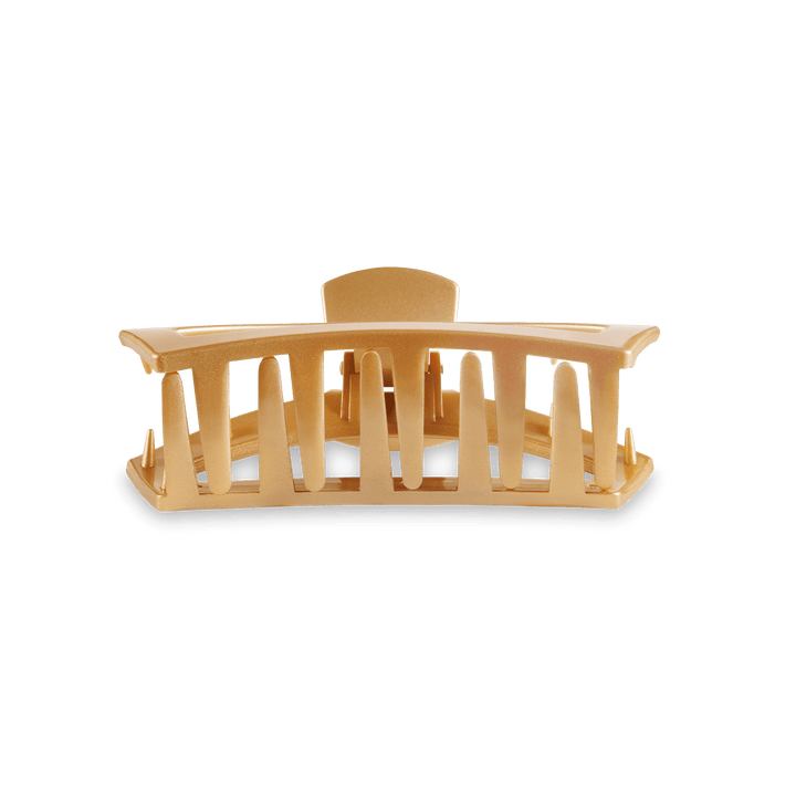 TELETIES SMALL OPEN HAIR CLIP - CHAMPAGNE TOAST