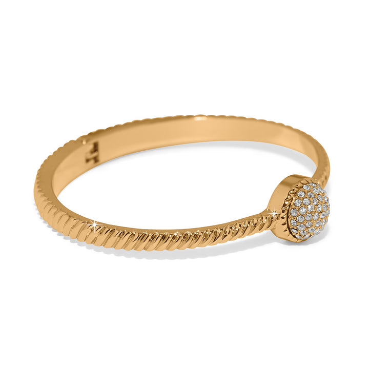 Illumina Celeste Dome Hinged Bangle - Gold