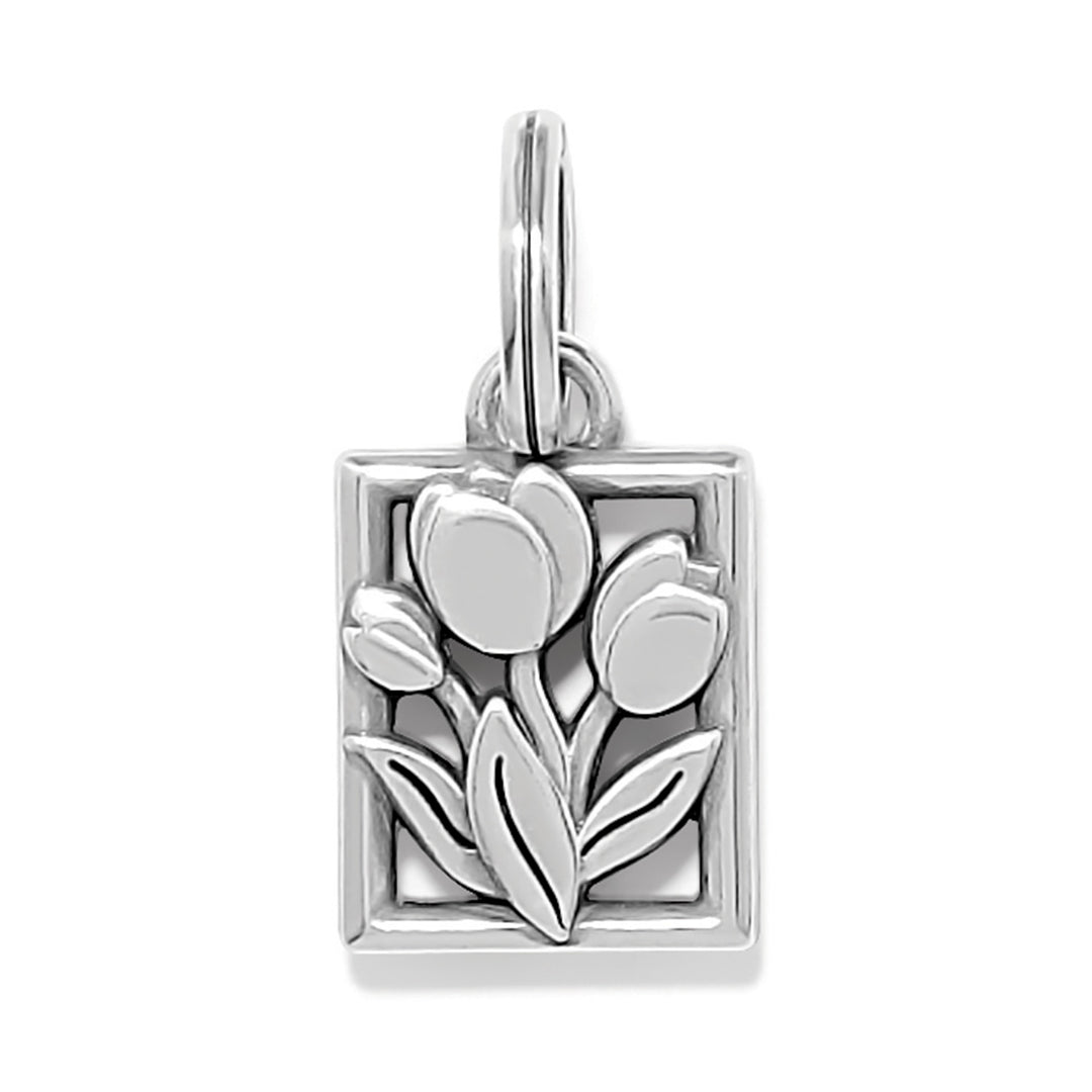 La Tulipe Charm - Silver-Multi