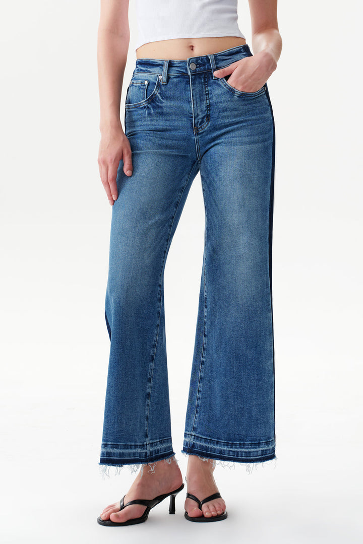 BAYEAS MR NEW YORK WIDE LEG JEANS - TRAPPIST - 30" INSEAM