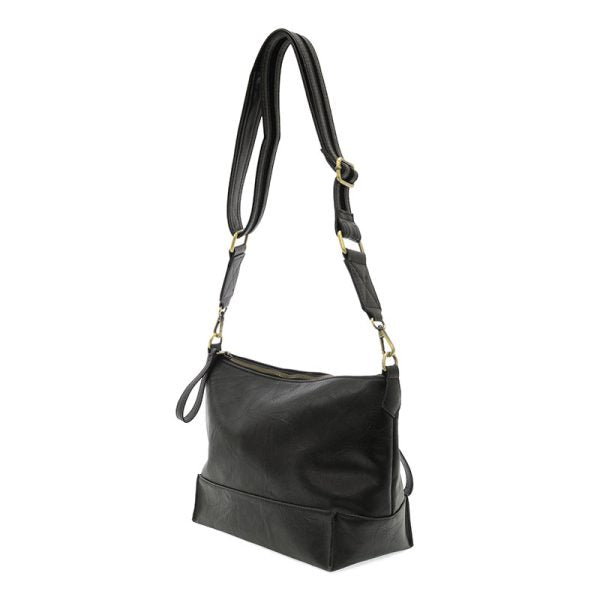 LEEN SEAMED CROSSBODY - BLACK