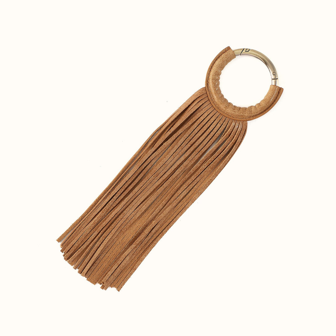 HOBO FRINGE CARABINER TASSEL NV - WHISKEY