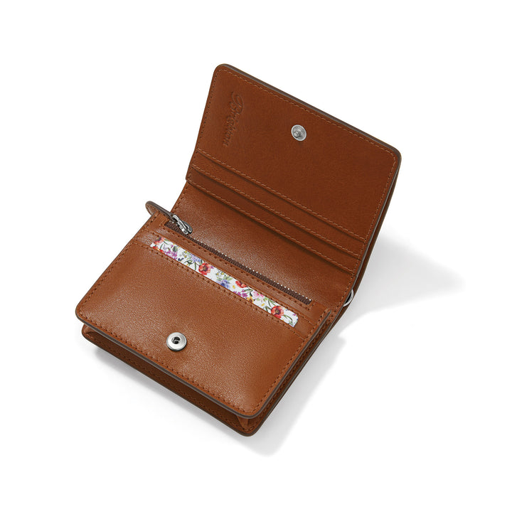 Mosaic Heart Small Wallet - Russet