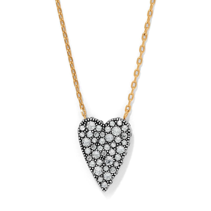 Love Messages Love Knows Reversible Necklace - Silver-Gold