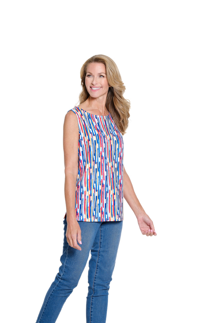 HIGH NECK TANK TOP - RWB