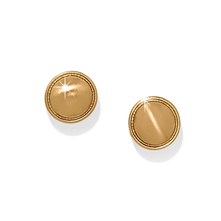 Contempo Nuevo Post Earrings - Gold