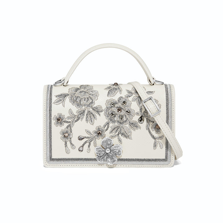 Everbloom Shimmer Nadia Mini Bag - Optic White
