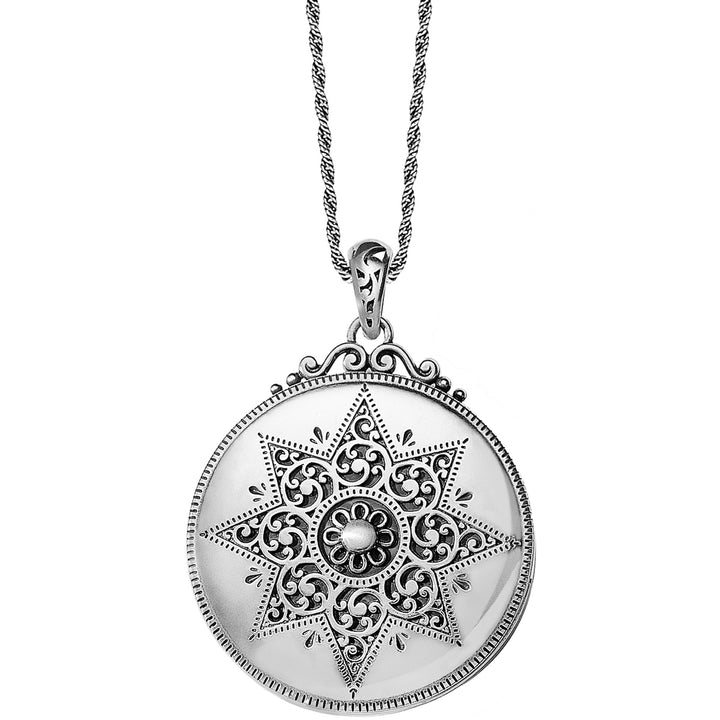 Etoile Locket Necklace - Silver