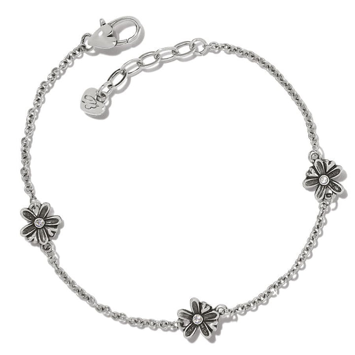 WILD FLOWERS ANKLET - SILVER