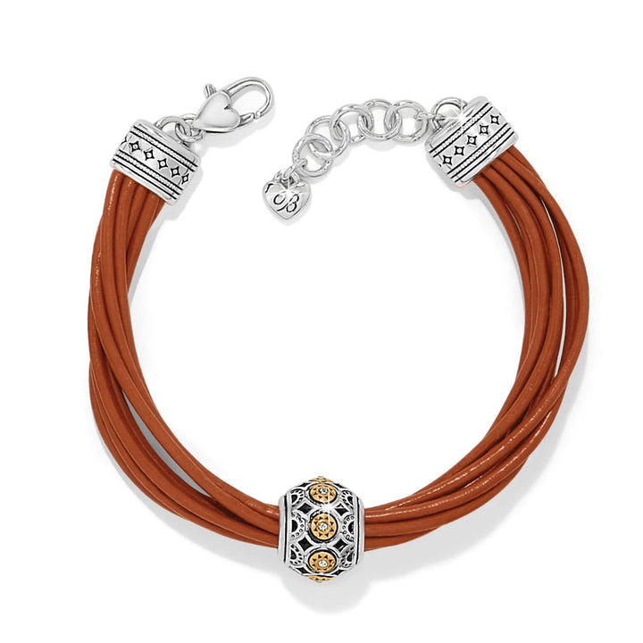 Mosaic Cerrillos Leather Bracelet - Brown