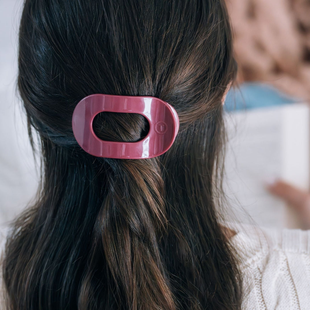 TELETIES SMALL FLAT RECTANGLE HAIR CLIP - WILD SIDE