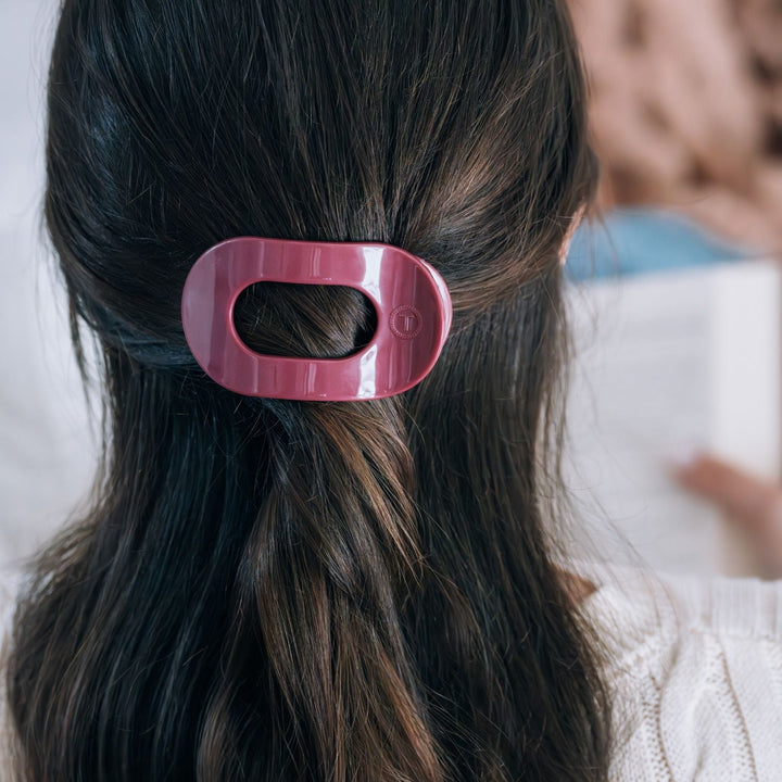 TELETIES SMALL FLAT RECTANGLE HAIR CLIP - WILD SIDE