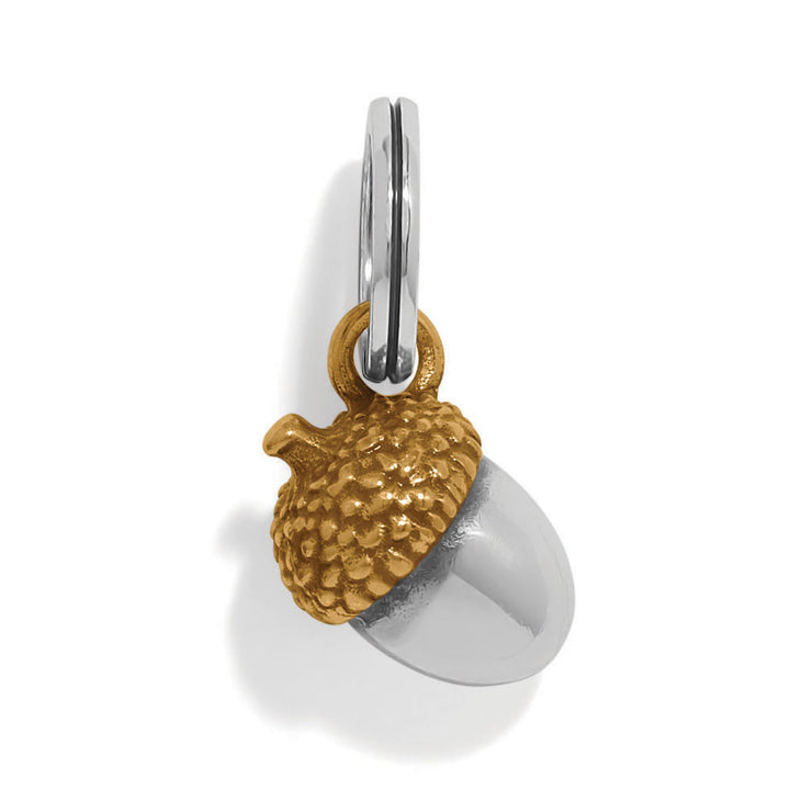 Autumn Acorn Charm -Silver-Gold
