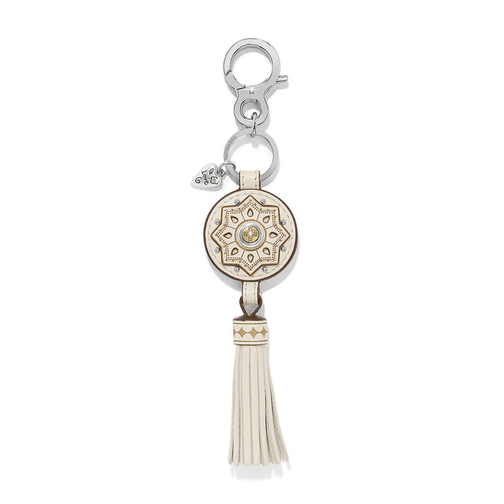 Mosaic Handbag Fob - Shoe White