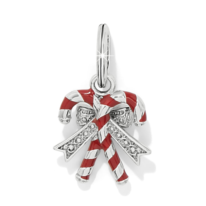 Twice As Sweet Charm - Silver-Red